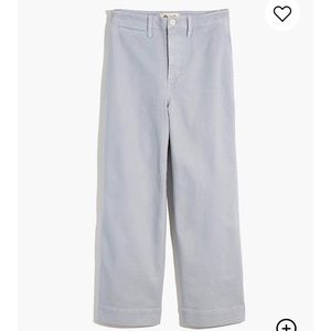 Madewell Emmett Slim Wide-Leg Crop